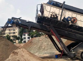 建筑垃圾再生利用生產線：浙江舟山投產一套移動建筑垃圾破碎站